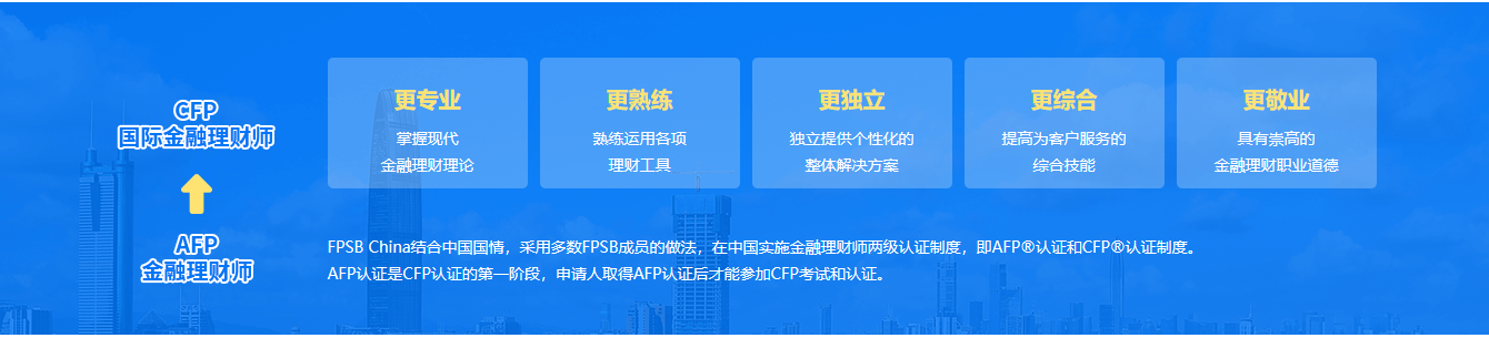 AFP和CFP含金量区别